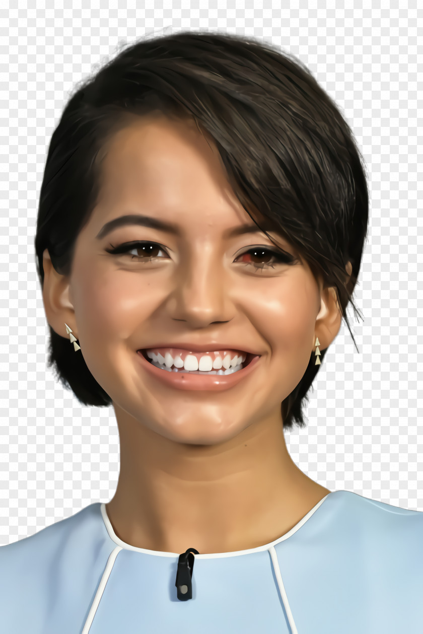 Crop Bob Cut Family Smile PNG