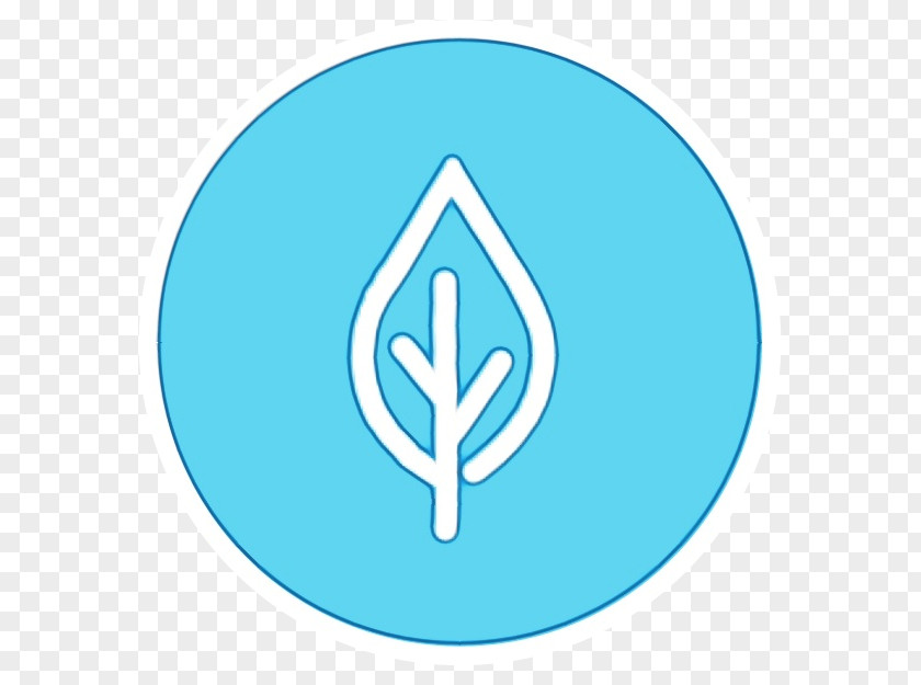 Logo Symbol Aqua Turquoise Teal Electric Blue Circle PNG