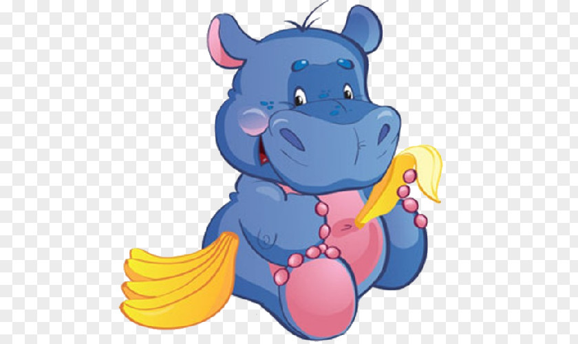 Baby Hippo Hippopotamus Clip Art Illustration PNG