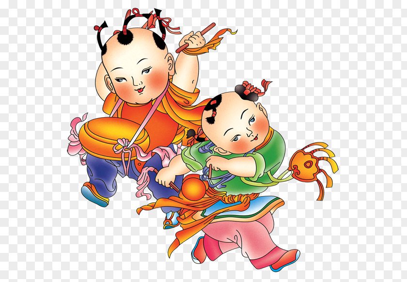 Chinese New Year Animation Cartoon Child PNG