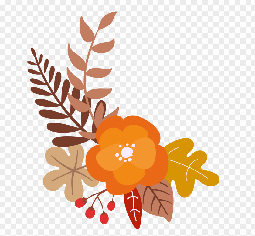 Hand Drawn Flowers PNG