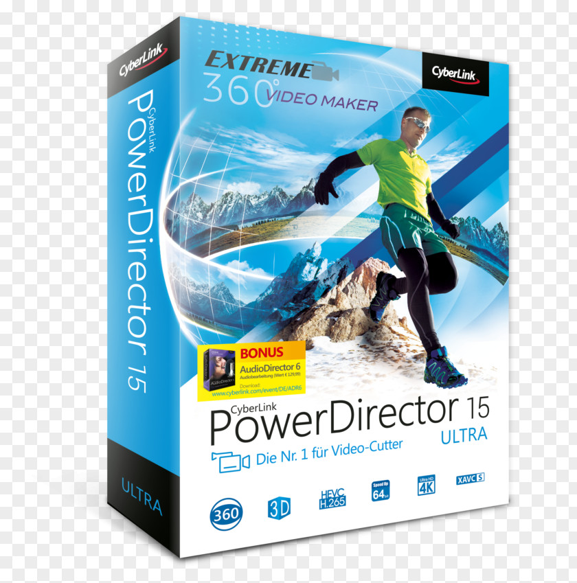 Hewlett-packard Hewlett-Packard PowerDirector 15 Ultra CyberLink Video Editing Software PNG