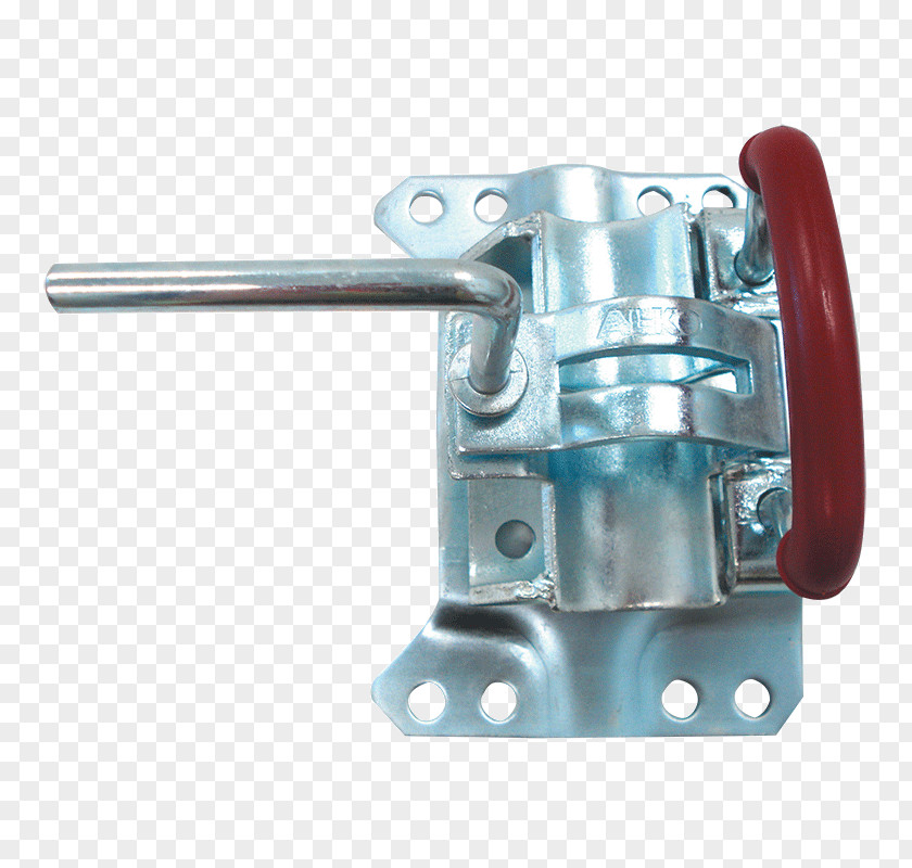 Jockey Wheel Clamp Caravan Chassis PNG