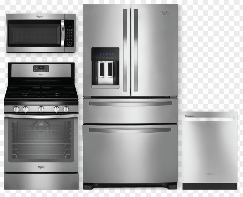 Kitchen Appliances Refrigerator Whirlpool Corporation Garage Door Openers Cubic Foot PNG