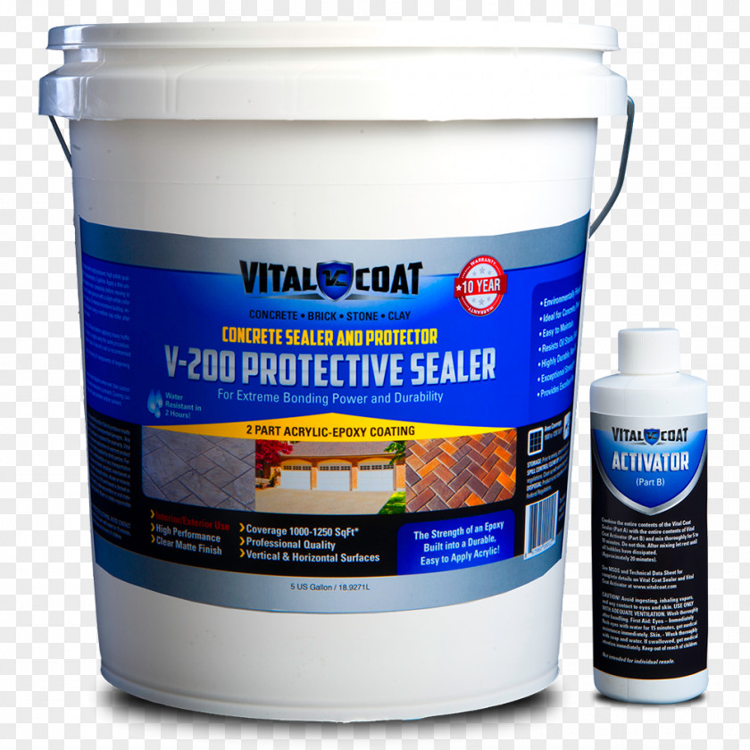 Seal Roof Shingle Coating Sealant Concrete Sealer PNG