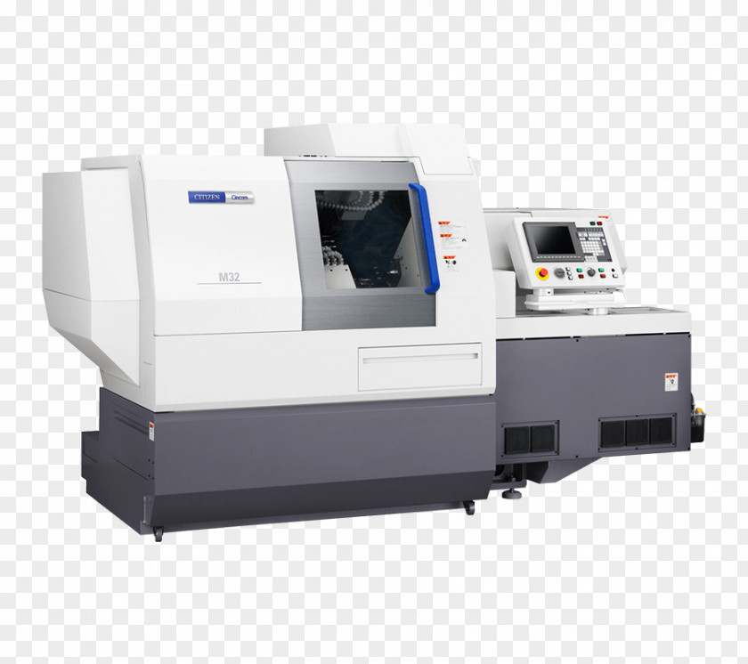 Automatic Lathe Computer Numerical Control Citizen Machinery Co., Ltd. Machine Tool PNG