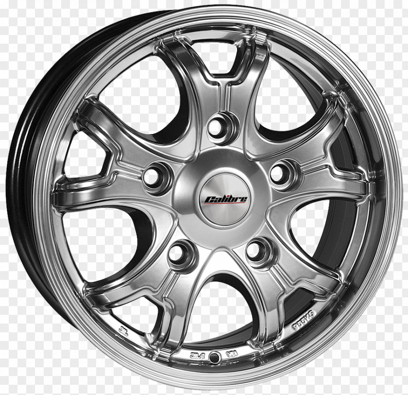 Car Alloy Wheel Tire Sizing PNG