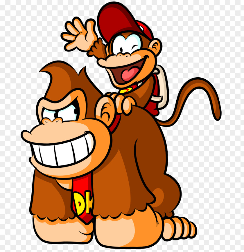 Creative Monkey Donkey Kong Country Returns Diddy Racing 2: Diddy's Quest PNG