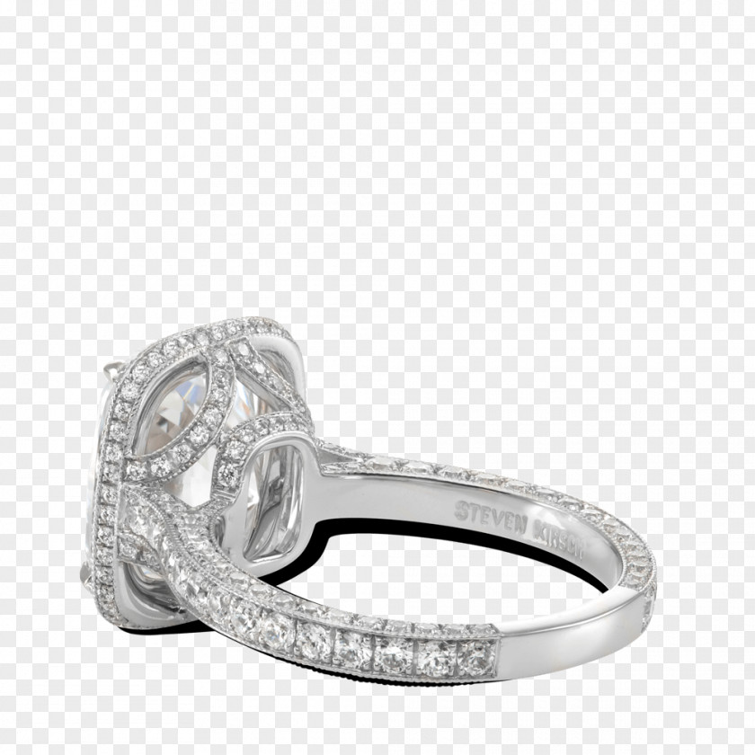 Platinum Ring Engagement Steven Kirsch Inc Gold Wedding PNG