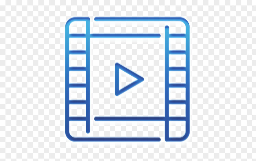 Rectangle Screencast Video Play Icon PNG