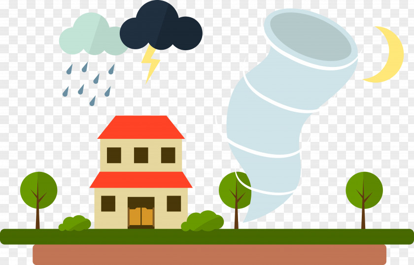 Vector Tornado Weather Wet Season Rain Clip Art PNG