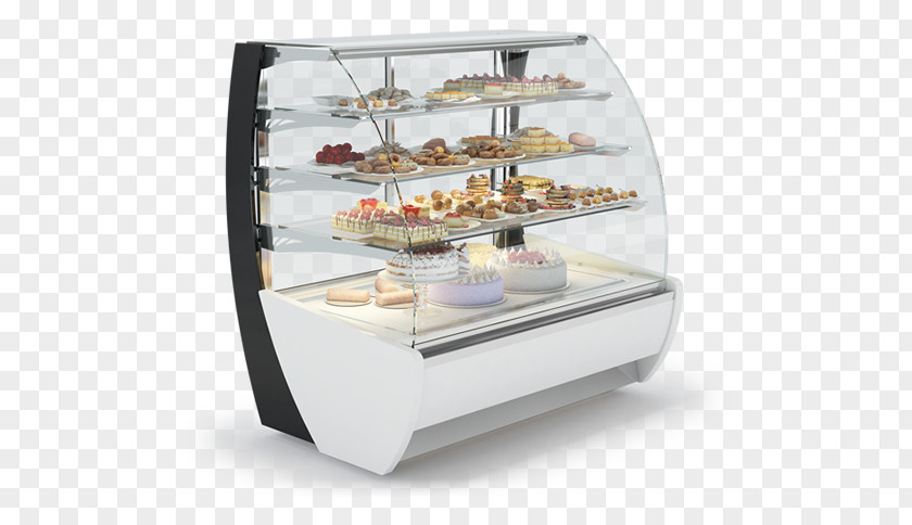Bakery Display Case Pastry Refrigeration Window PNG