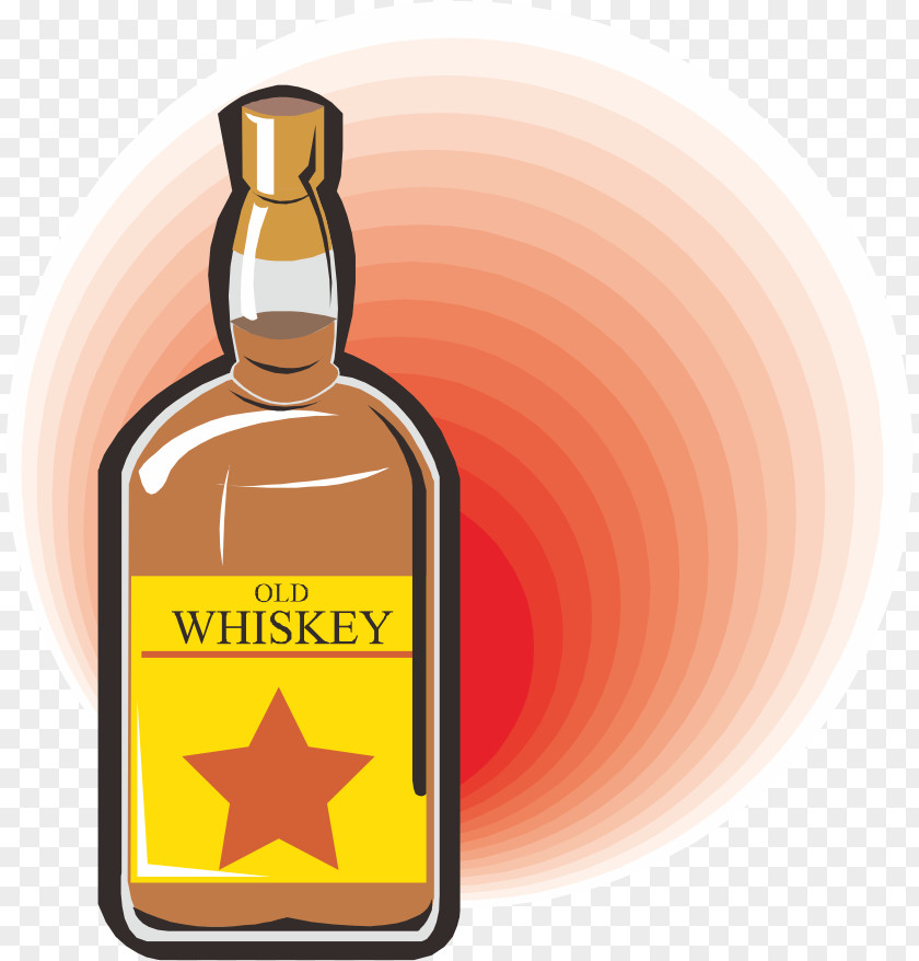 Creative Bottle Whisky Distilled Beverage Irish Whiskey Bourbon Rye PNG