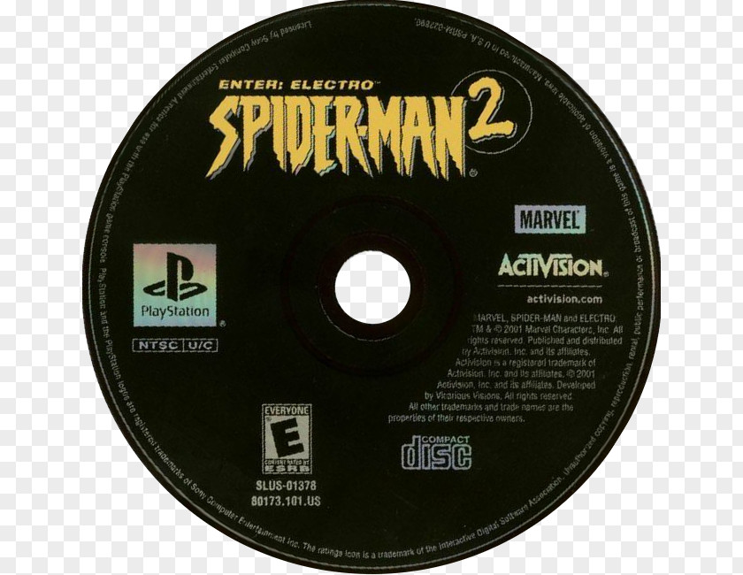 Electro Flyer Spider-Man 2: Enter PlayStation 2 Compact Disc PNG