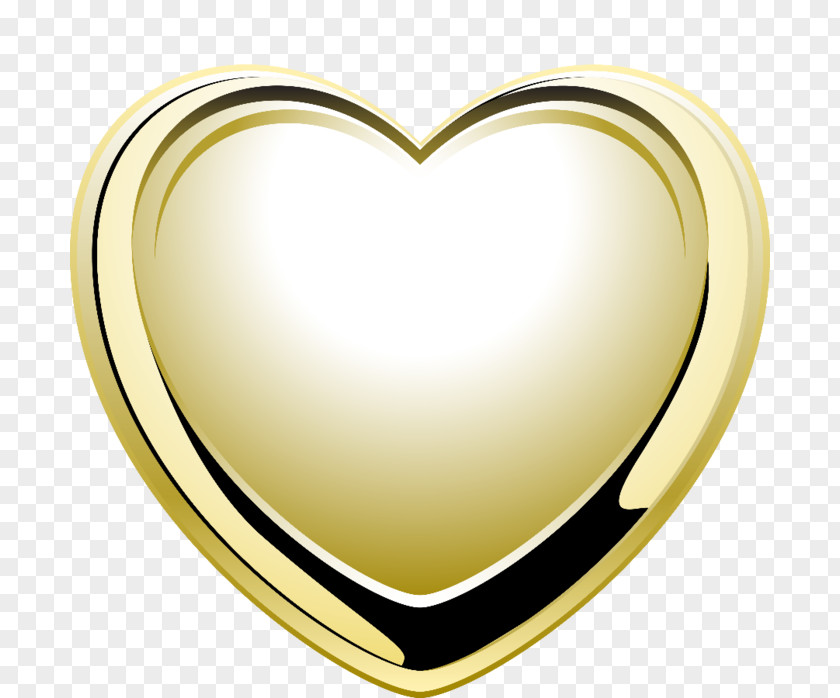 Gold Heart PNG