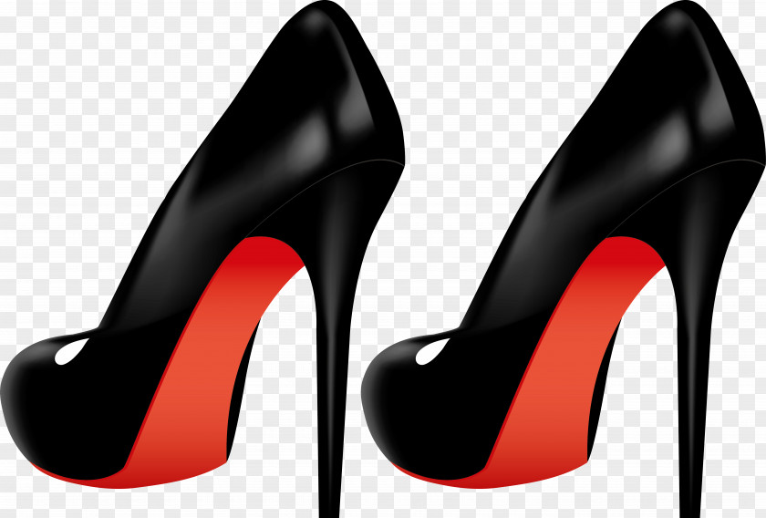 Red High Heels High-heeled Shoe Stock Photography PNG