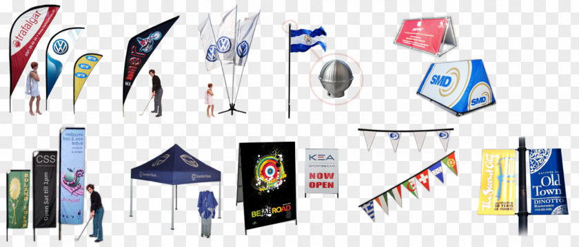 Bunting Banner Brand Logo PNG