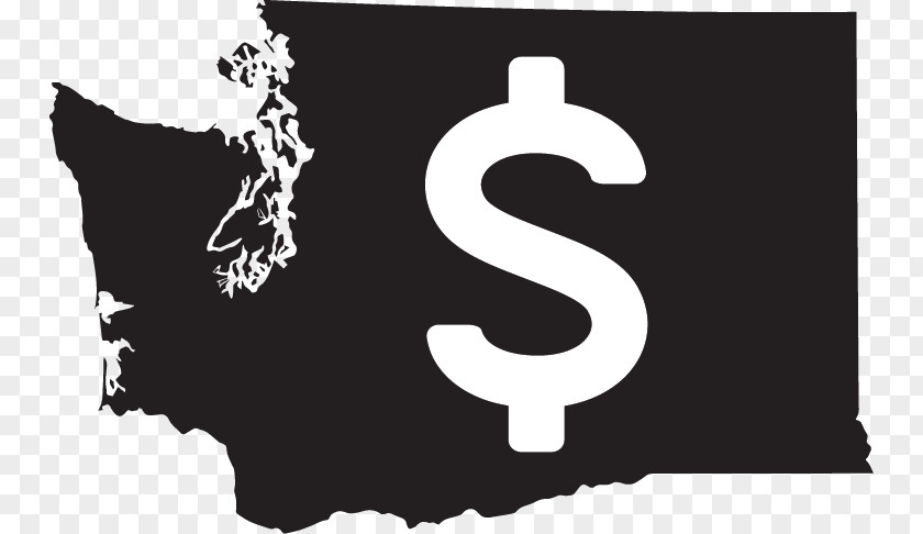 Economic Impact Flag Of Washington Map Vector Graphics PNG