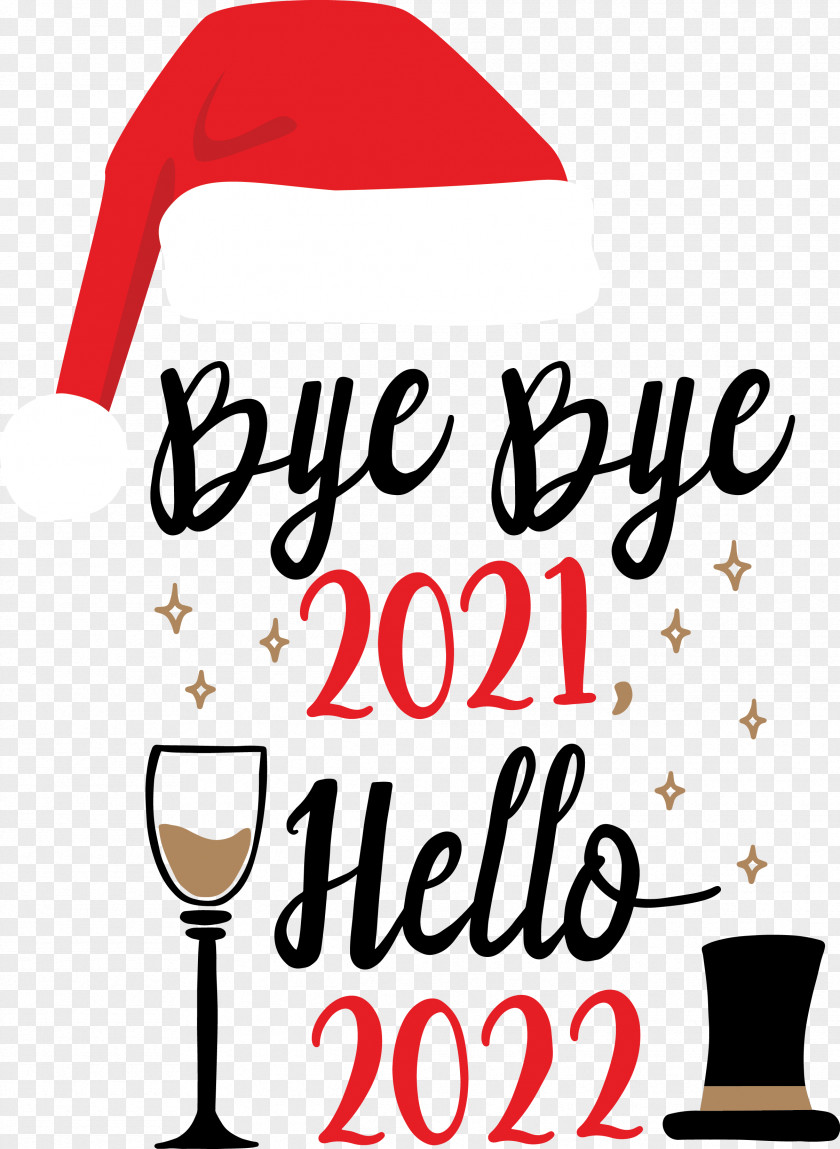 Hello 2022 New Year PNG