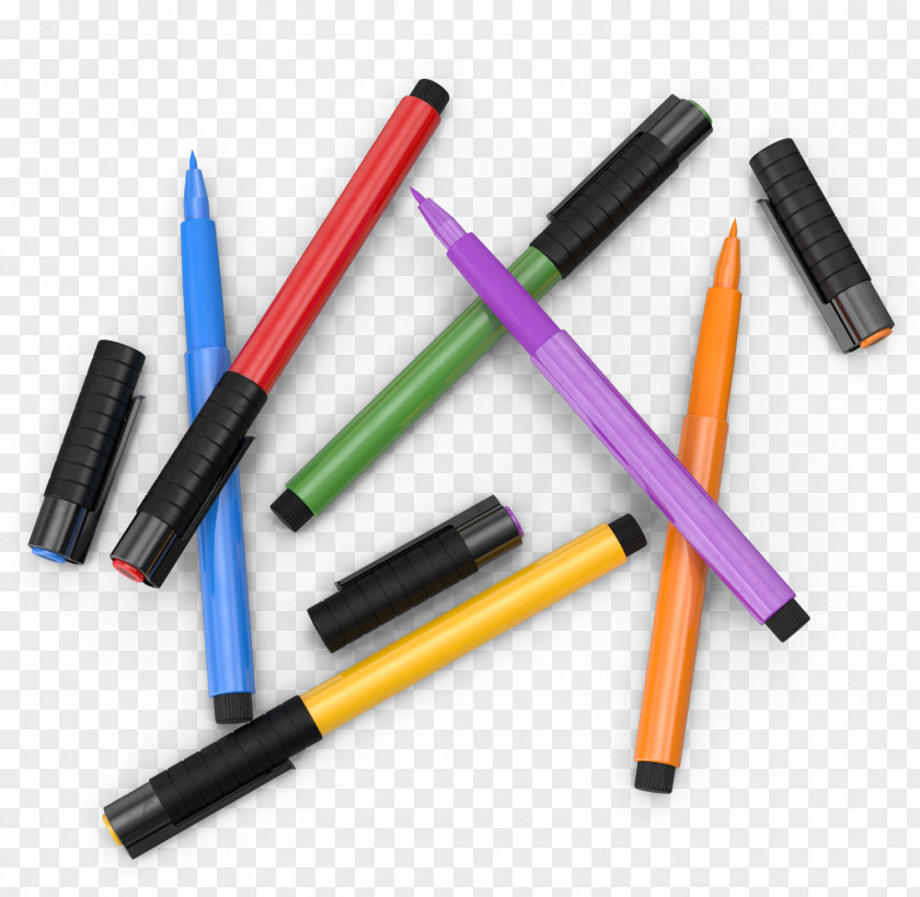 Pen Marker Coloring Book Colored Pencil PNG