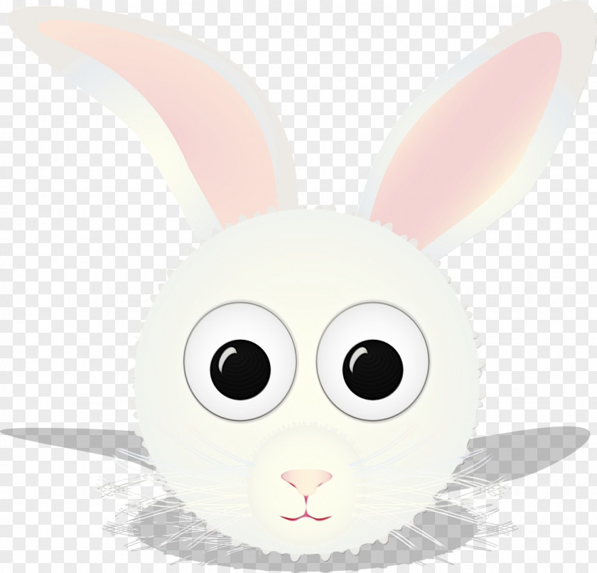 Smile Animation Easter Bunny Background PNG