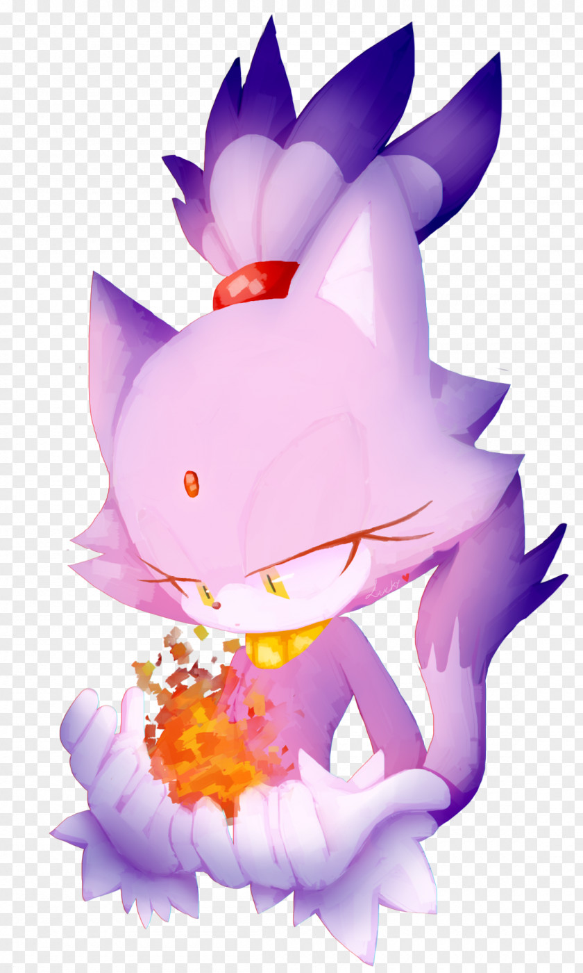 Blaze The Cat Sonic Rush Adventure Forces PNG