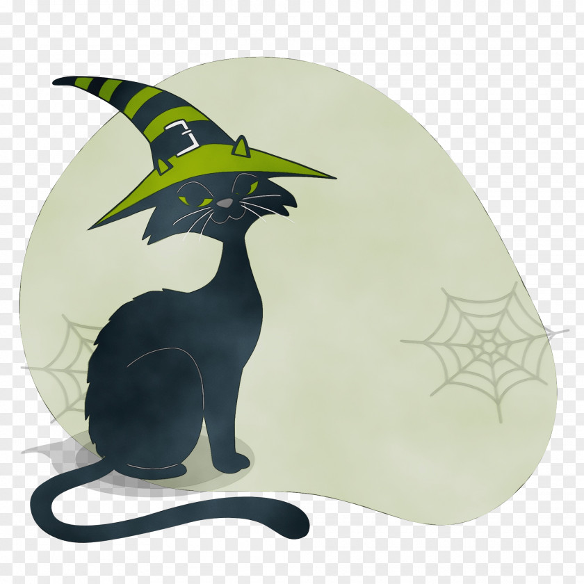 Cat Black Character Cat-like Cats / M PNG