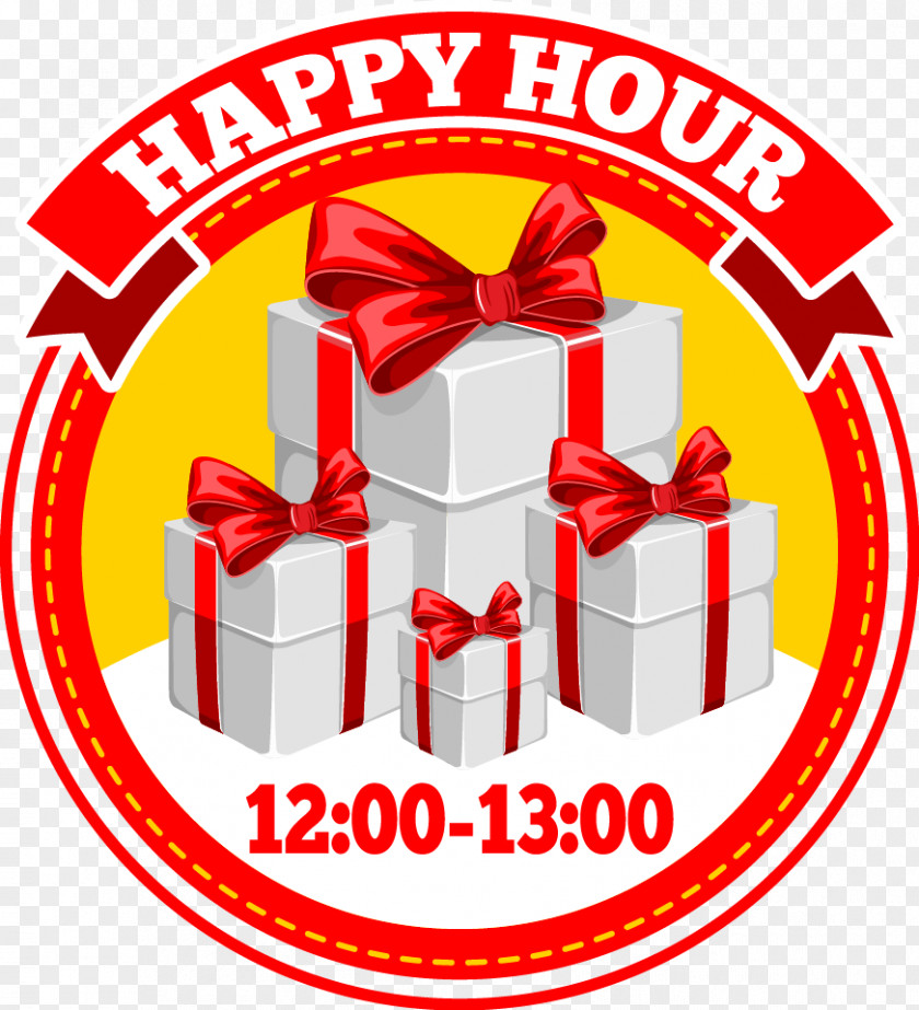 Happy Hour Label PNG