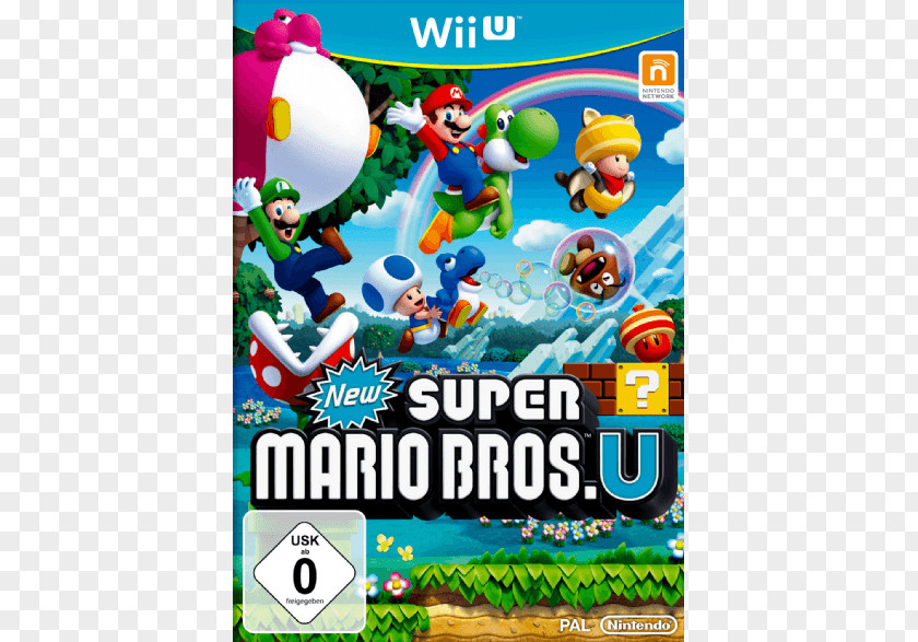 Mario Bros New Super Bros. U Wii Luigi PNG