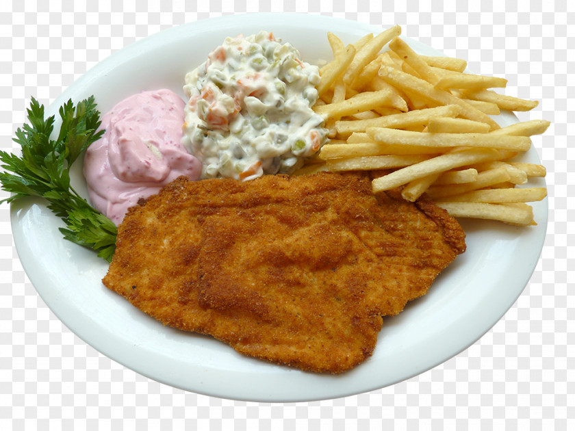 Poultry Chicken Schnitzel Food Cutlet Escalope PNG