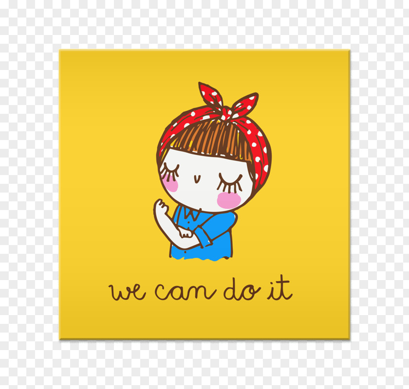 We Can Do It Woman It! Rosie The Riveter Poster Drawing PNG