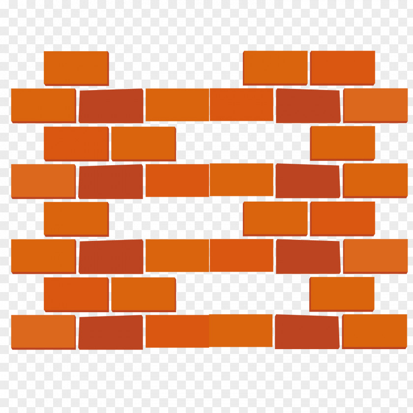 Fine Red Brick Wall Cladding Panelling Material PNG