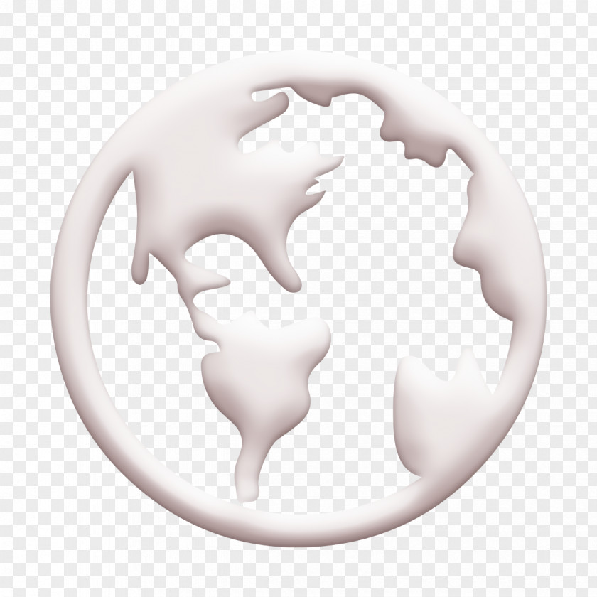 Globe Icon Computer And Media 2 Shapes PNG