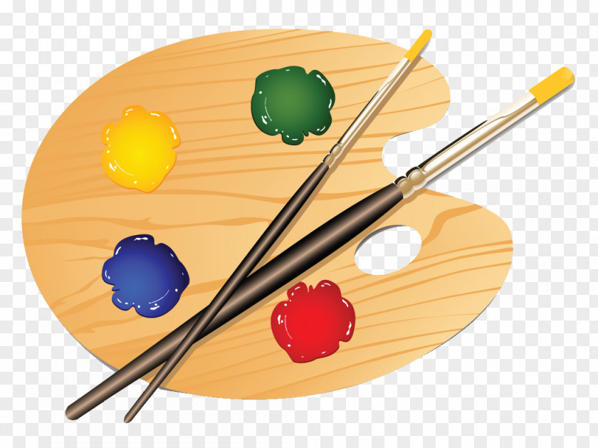 Painter Palette Painting Clip Art PNG