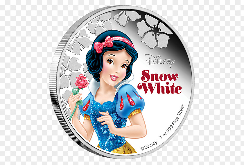 Princess Jasmine Snow White And The Seven Dwarfs Silver Coin Proof Coinage PNG