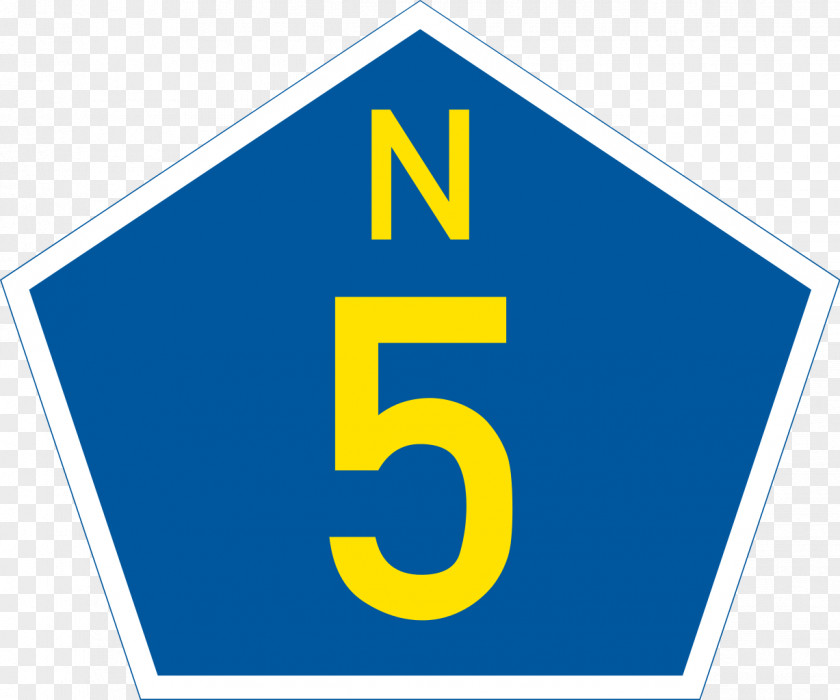 Road N1 N2 N5 Nasionale Paaie In Suid-Afrika Traffic Sign PNG