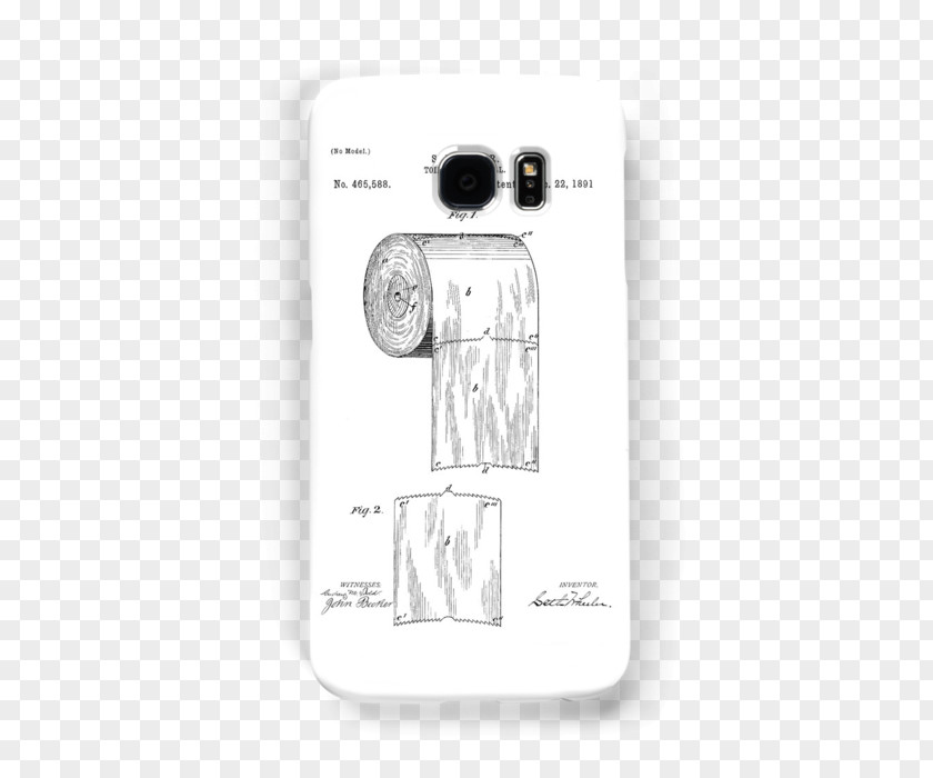 Toilet Paper ROLL United States Patent And Trademark Office Drawing Application PNG