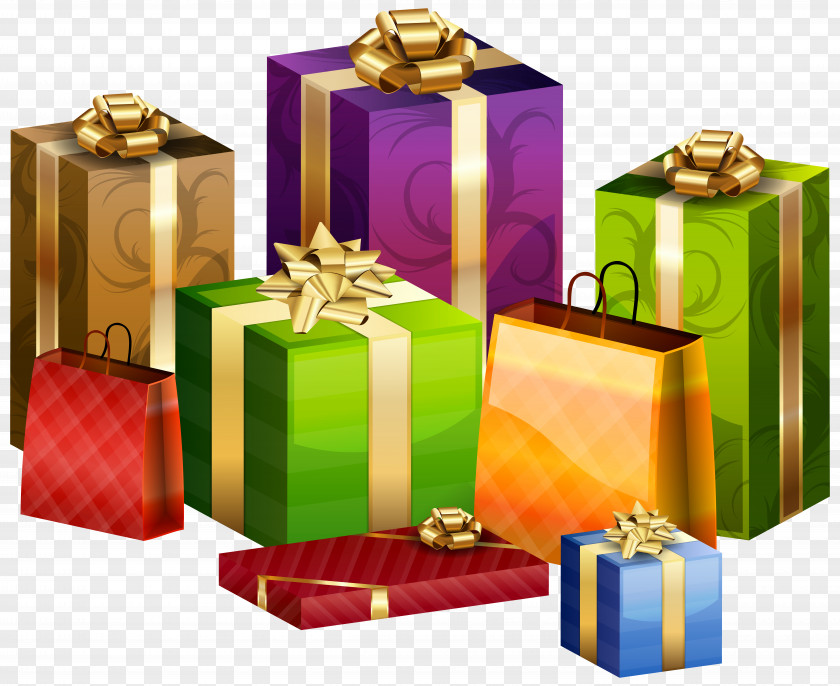 Wrapped Gifts Transparent Clip Art Image Gift Wrapping PNG