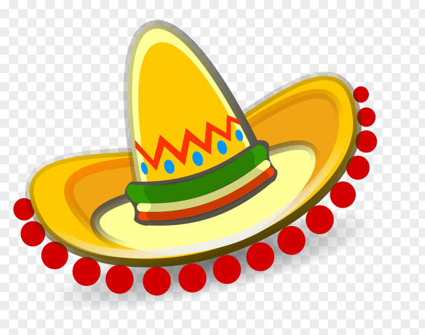 Christmas Taco Cliparts Mexican Hat Cuisine Sombrero Mexicans Clip Art PNG