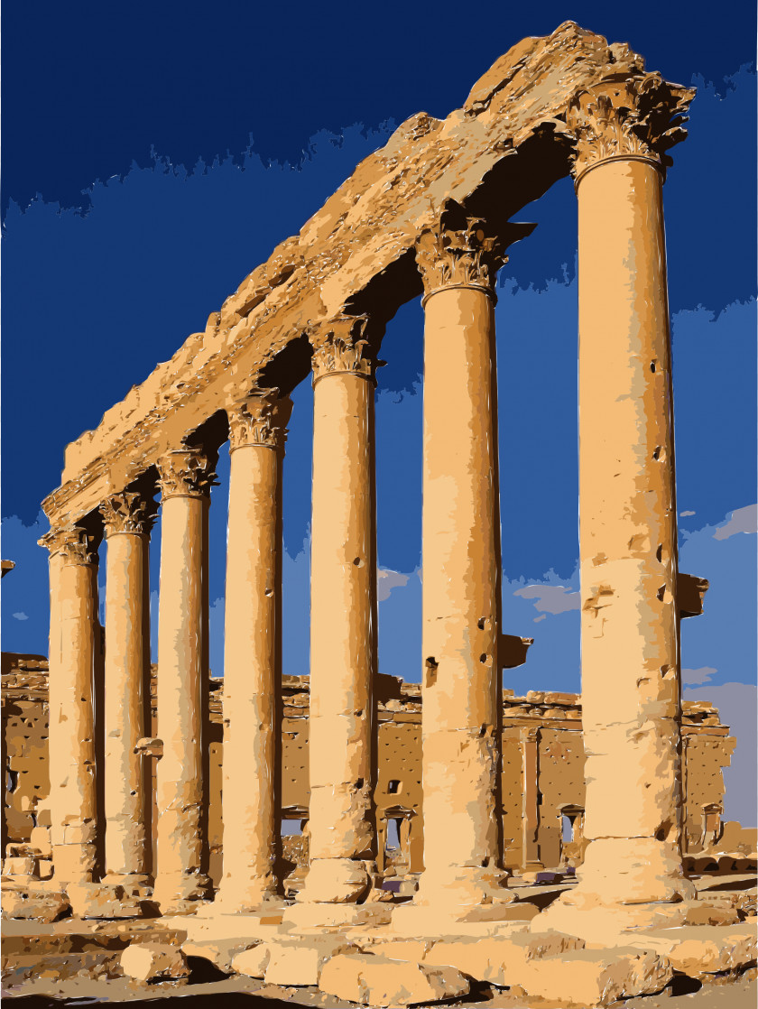 Column Ancient Roman Architecture Capital Compression Member PNG