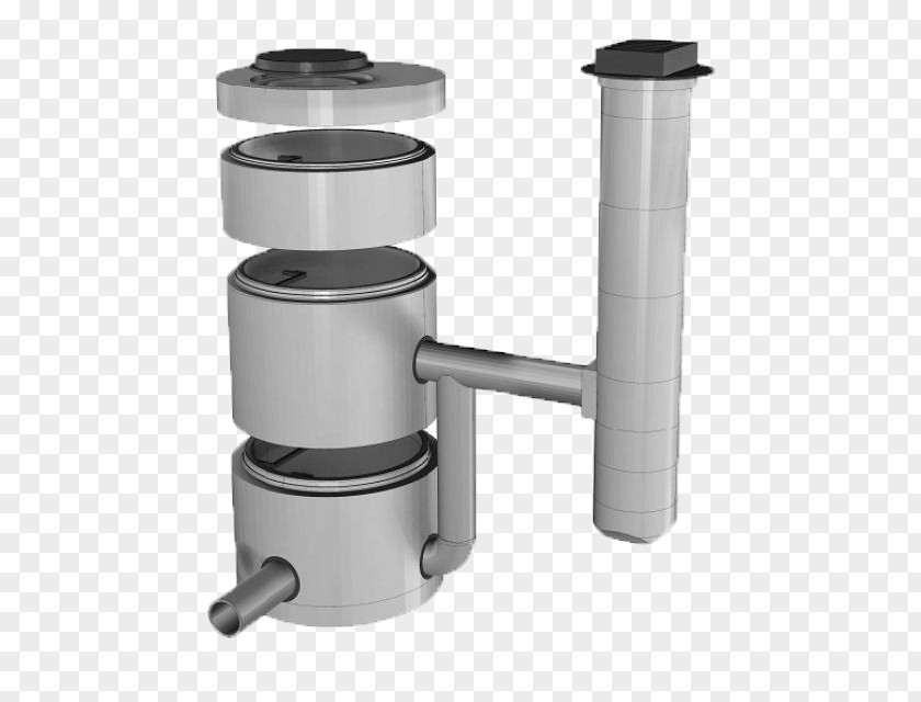 Sewerage Concrete Water Well Sand Separator PNG