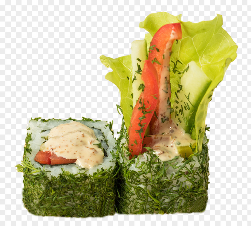 Sushi California Roll Sashimi Vegetarian Cuisine Leaf Vegetable PNG