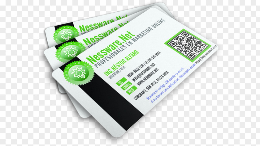 Tarjeta Presentacion Digital Marketing Visiting Card QR Code Business PNG