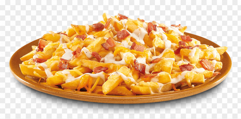 Barbecue Cheese Fries French Fried Pickle Bacon PNG