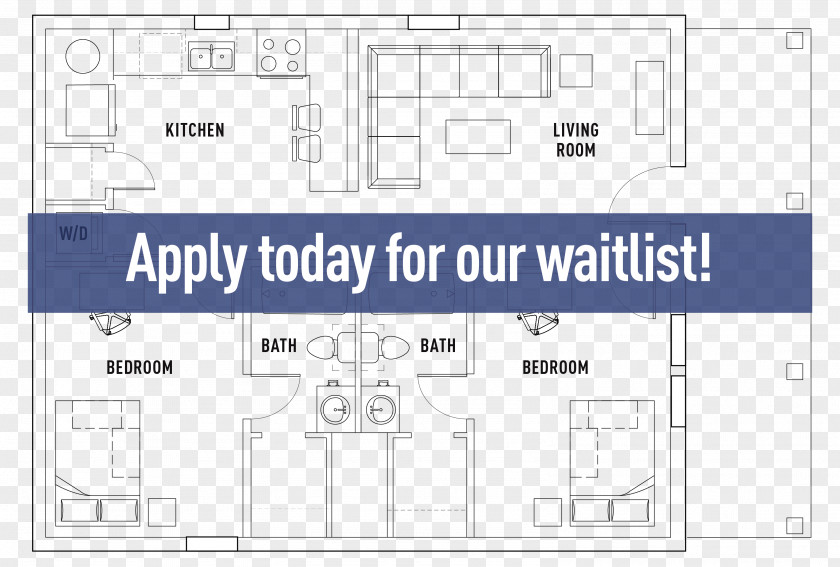 Bed Plan Floor Duplex House PNG