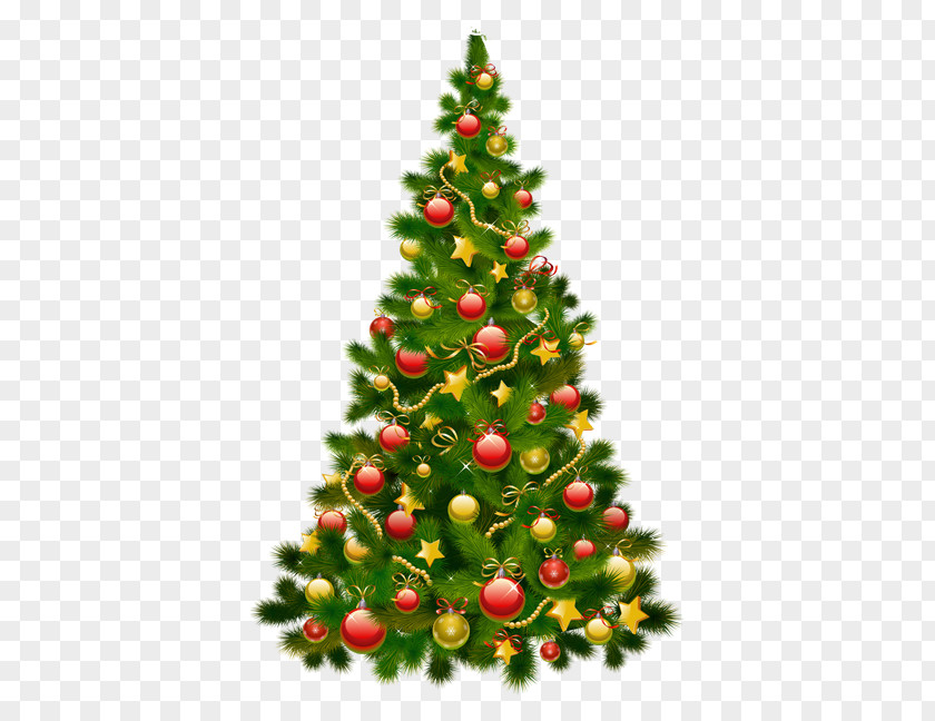 Creative Christmas Tree Ornament Decoration Clip Art PNG