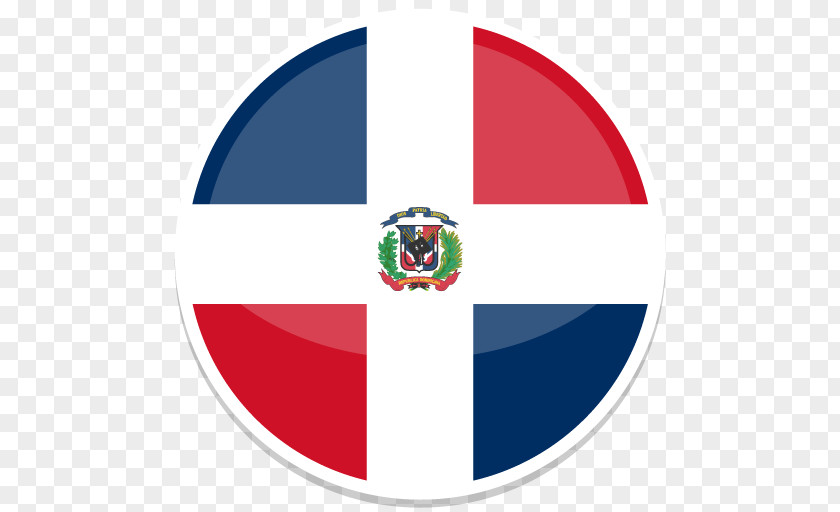 Dominican Republic Area Brand Flag Logo Circle PNG