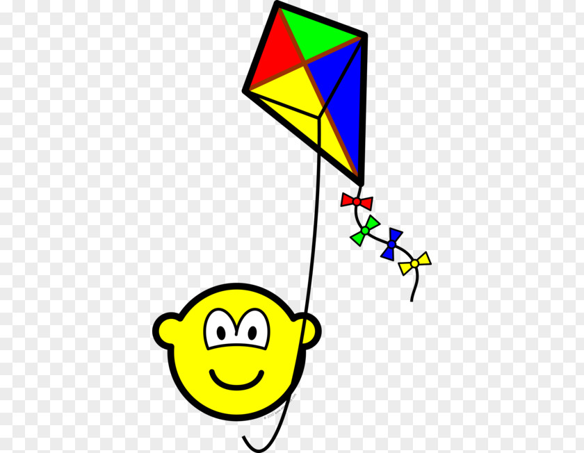 Flying Kite Emoticon Smiley Emoji Clip Art PNG