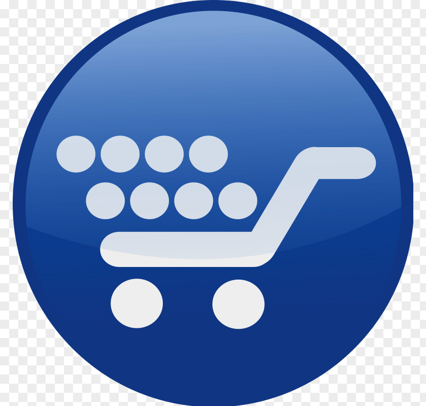 Picture Of People Shopping Cart Blue Clip Art PNG