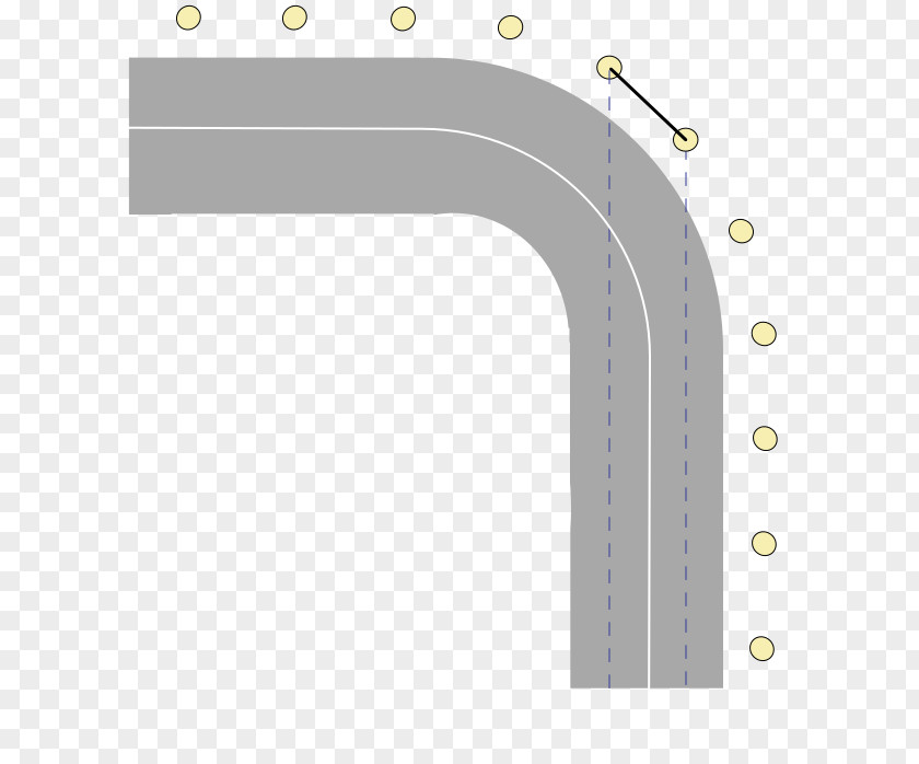 Road Balise De Virage En France Implantation Des Balises Virages J1 J4 à Chevrons PNG